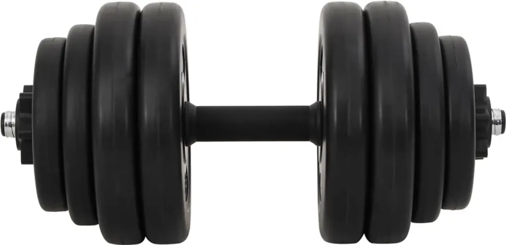 Haltère de 15 kg pour Entraînement à Domicile et Gym Musculaire