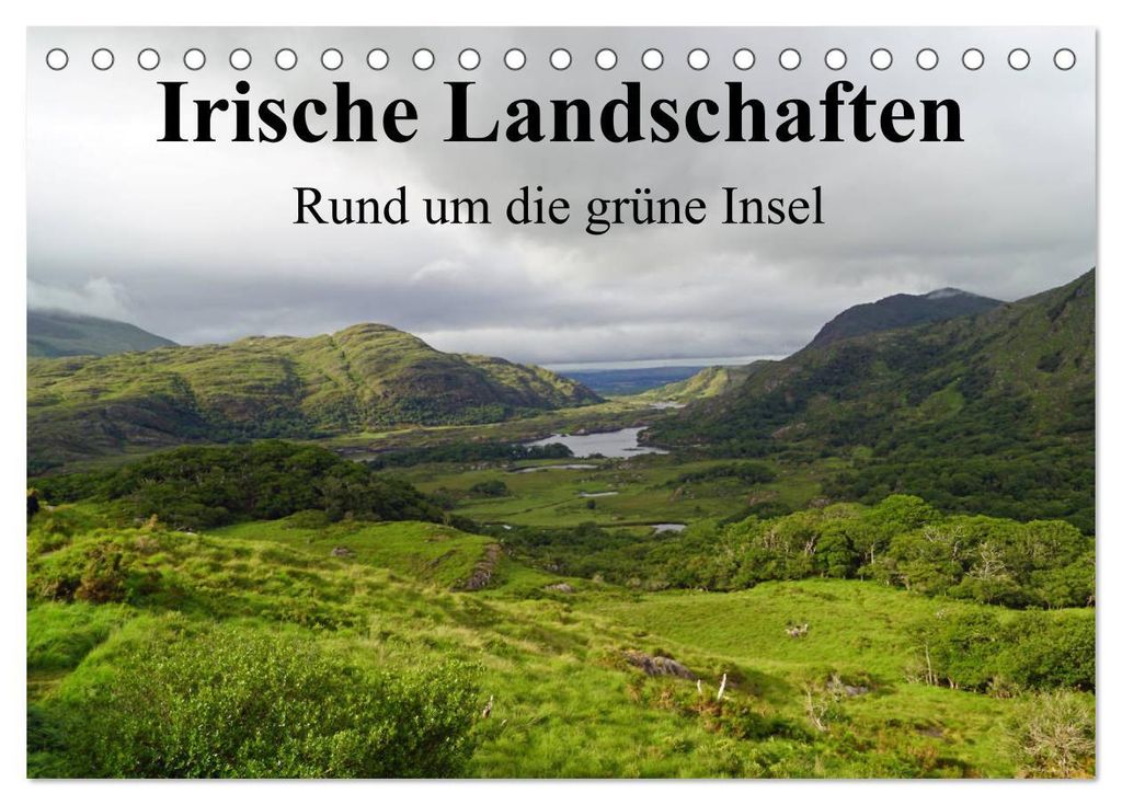 Irische Landschaften - Rund um die grüne Insel (Tischkalender 2027 DIN A5 quer), CALVENDO Monatskalender