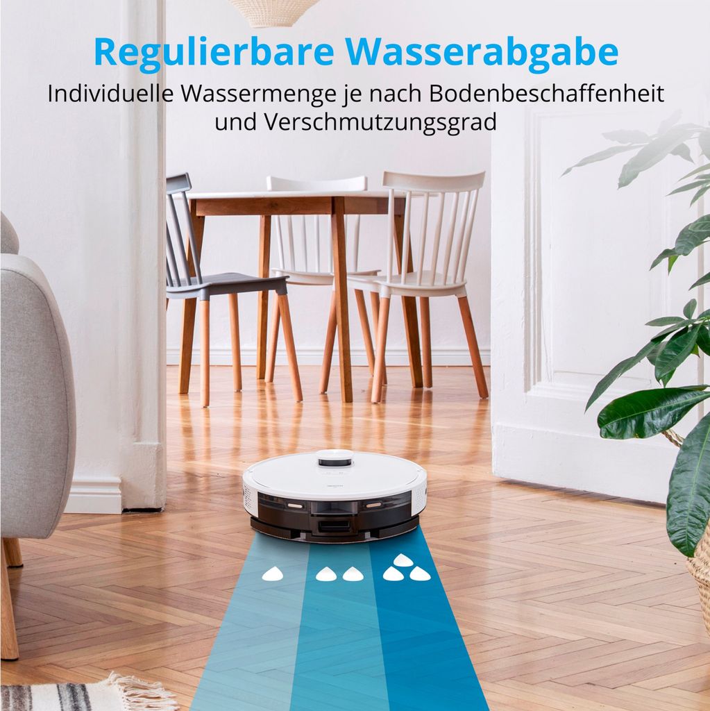 MEDION Saugroboter mit Absaugstation und Wischfunktion X20 Produktbild 7