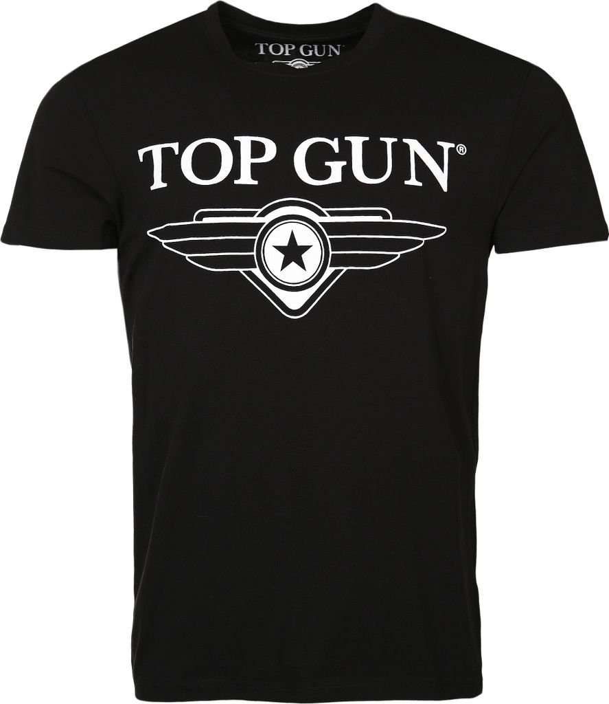 Top Gun T-Shirt Cloudy schwarz S