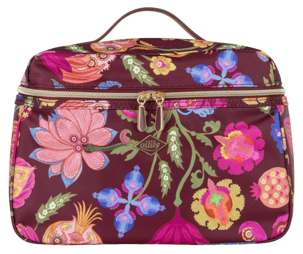 Trousse de Maquillage Colorée Oilily - Grand Vanity Case Tawny Port Femmes