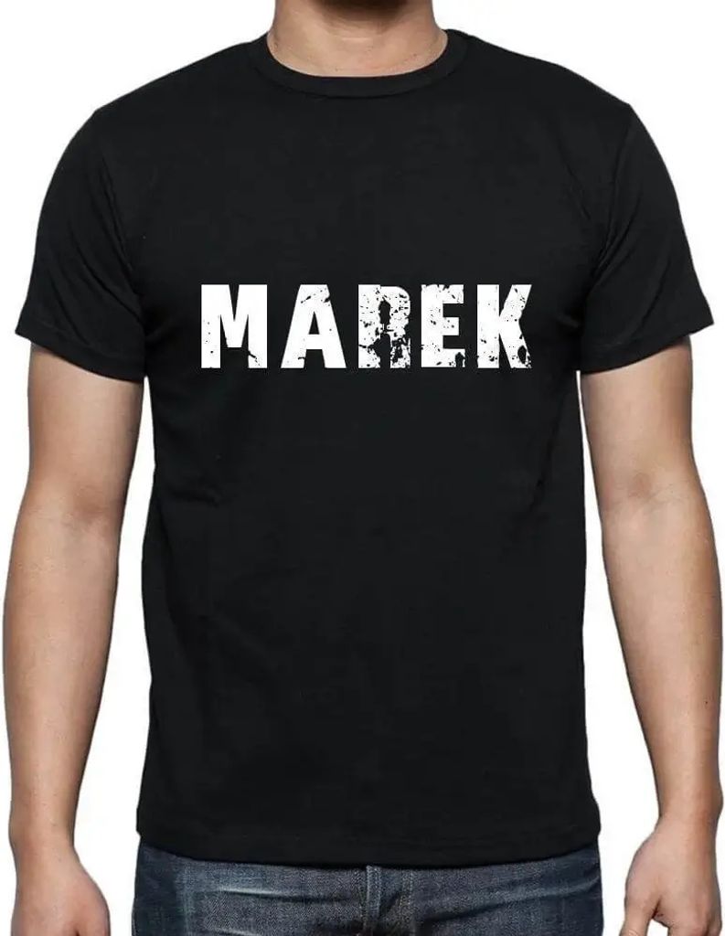 Herren Grafik T-Shirt Marek Öko-Verantwortlich Vintage Jahrgang Kurzarm Lustige Druck Geburtstag Geschenk Mann