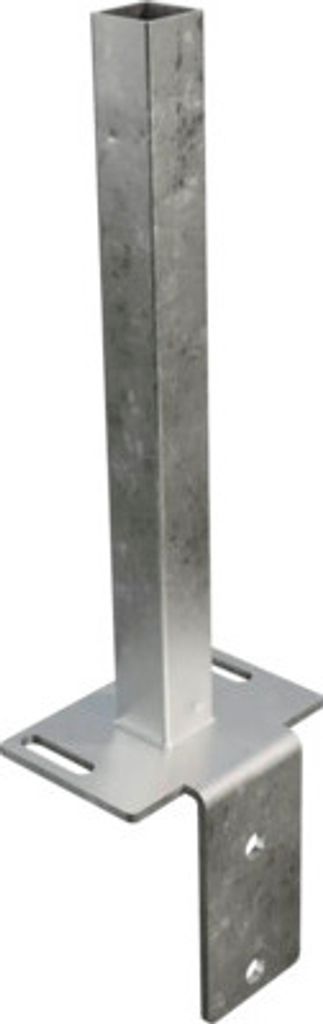Konsole L-Stein GJ 47 ohne Überstand, für 6x6 cm Alu-Sichtschutzpfosten