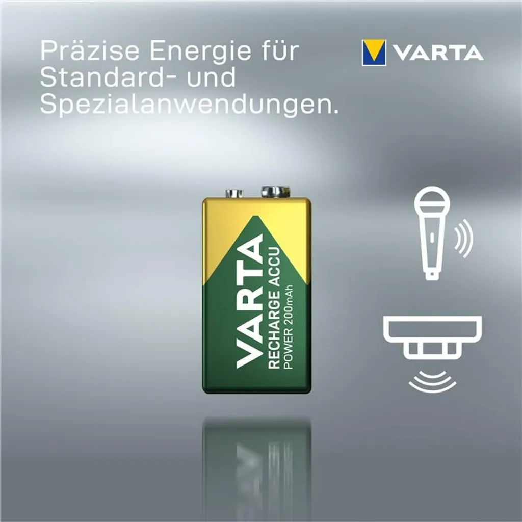 10 Accus Varta 9V 200mAh Haute Performance Pré-chargés Ready2Use