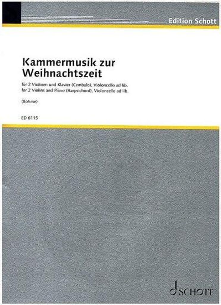 Kammermusik zur Weihnachtszeit
