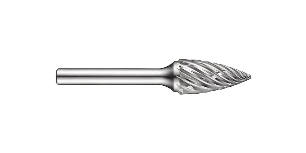 Fraise rotative en carbure HM queue cylindrique pour métaux - 2