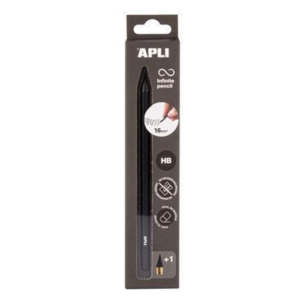 APLI Ewiger Bleistift Infinity schwarz