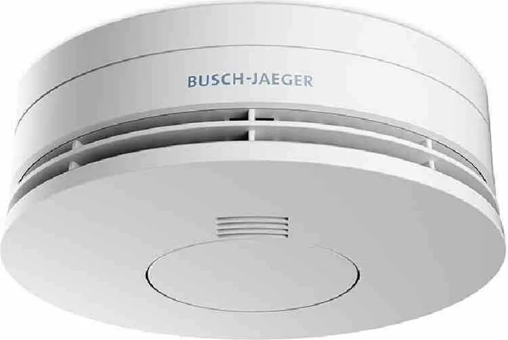 Alerte Incendie Fiable avec le Détecteur Busch-Jaeger Lithium 3V 12cm
