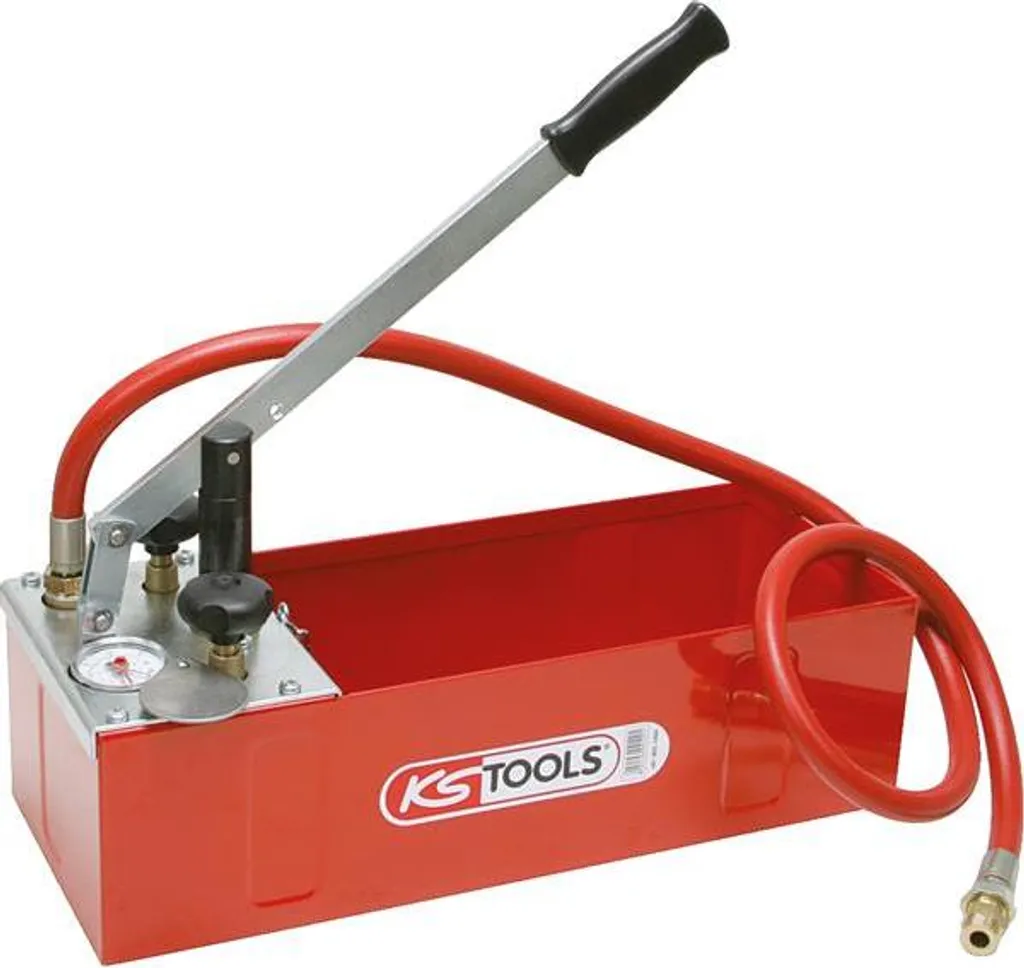 KS Tools 902.1004 Pompa Prova Impianti 12L | Collaudo Pressione Professionale - 7