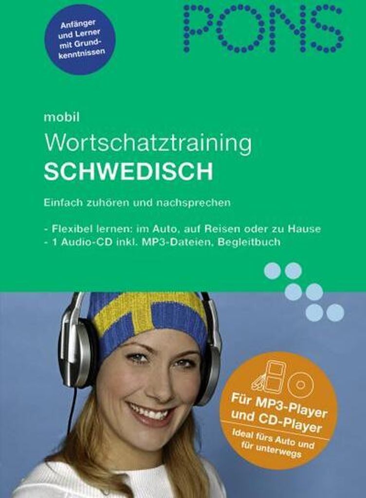 PONS mobil Schwed. Wortschatztr. 1 MP3-CD Produktbild 