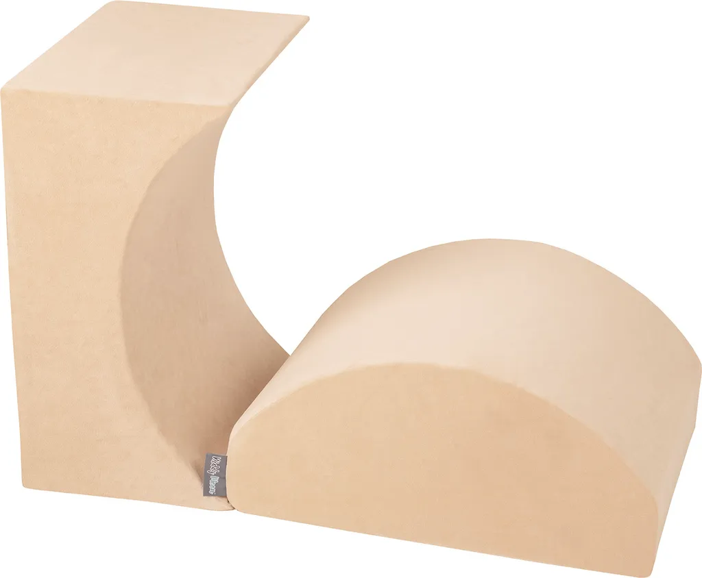 KiddyMoon Terrain de jeu en mousse velours avec piscine à balles sable