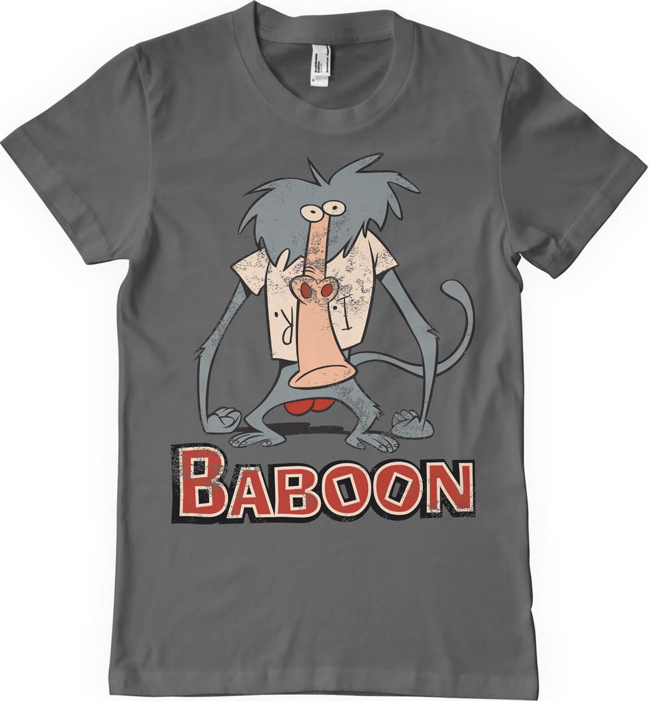 I Am Weasel - Baboon T-Shirt - Small - DarkGrey