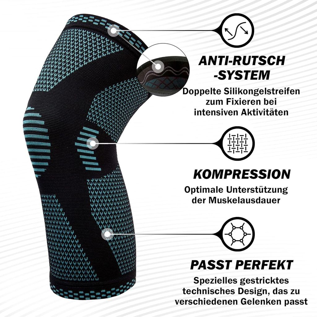 POWERLIX Kniebandage für Damen/Männer, Kompression Produktbild 6