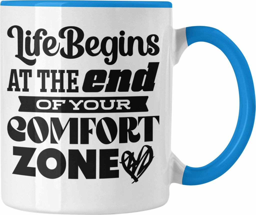 Trendation - Entrepreneur Tasse Entrepreneurship Geschenk Spruch Motivation Idee Sprüche Geschenkidee (Blau)