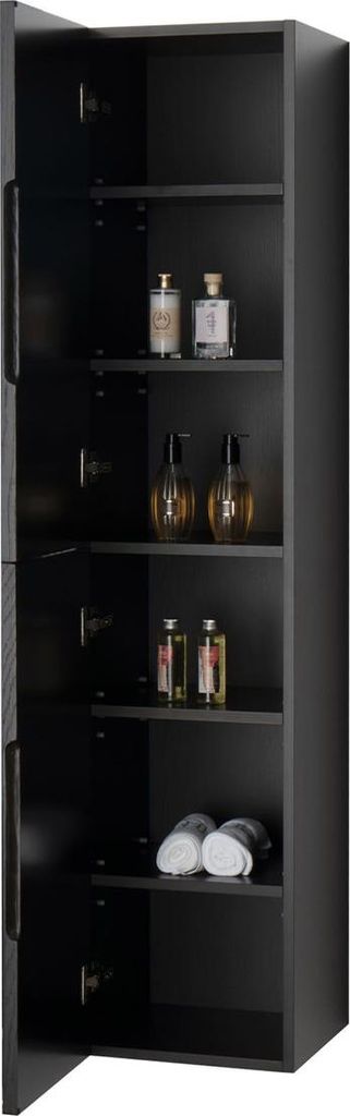 BELVIT ISARA Hochschrank 160cm 2 Türen Grifflos Softclose Produktbild 