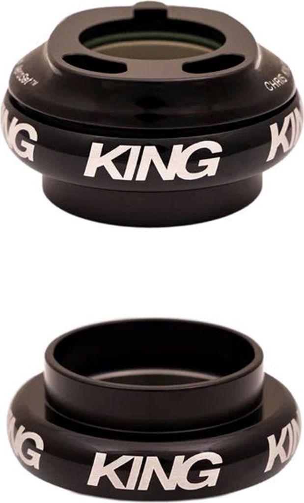 Chris King AeroSet 3 Tapered Steuersatz, FSA, Edelstahl-Lager, 1 1/8"-1.5", GripLock, EC44/28.6