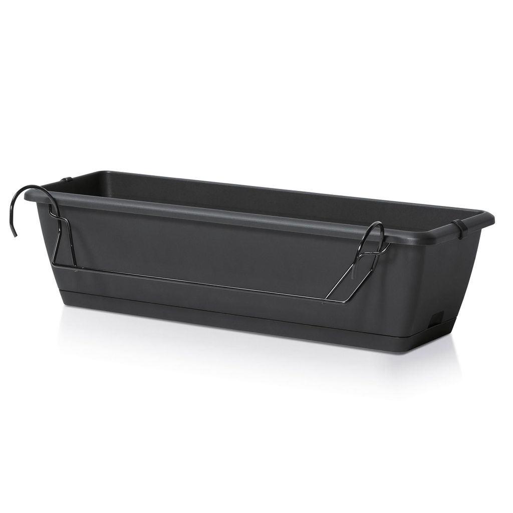Jardinère de balcon avec support et système d'arrosage - 1 Image du produit 