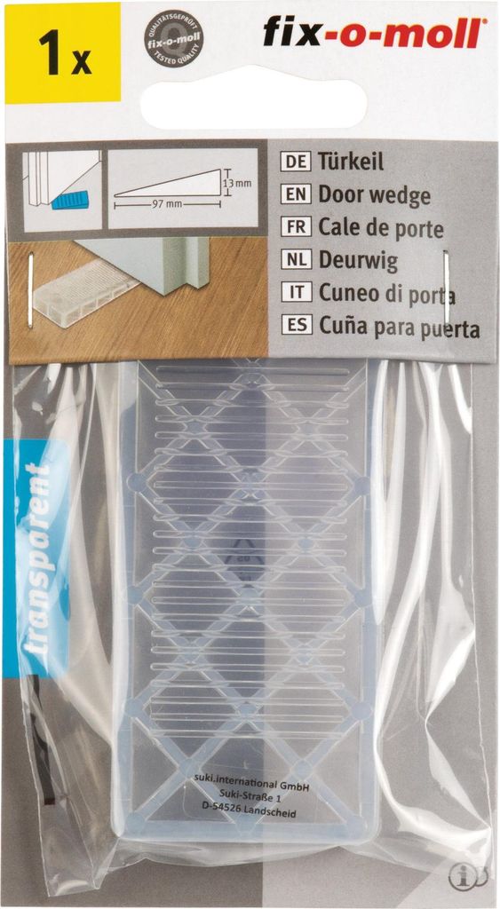 Türkeil transparent 98mm x 40mm fix-o-moll