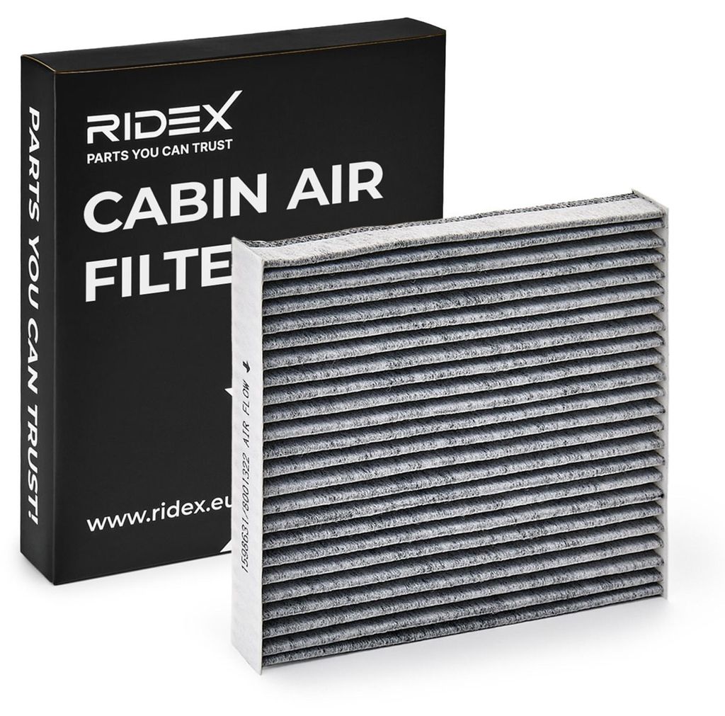 RIDEX 424I0249 Aktivkohle Innenraumfilter Pollenfilter für Produktbild 