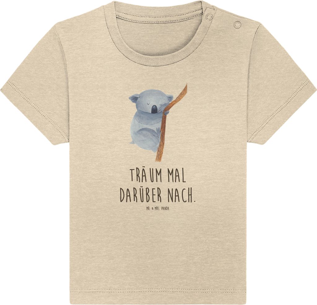 Mr. & Mrs. Panda Organic Baby Shirt Koalabär 6. - 12. Monat - Natural Raw - Geschenk, Kinder T-Shirt, schlafen, , Schlafzimmer, Träumen, Lustige ...