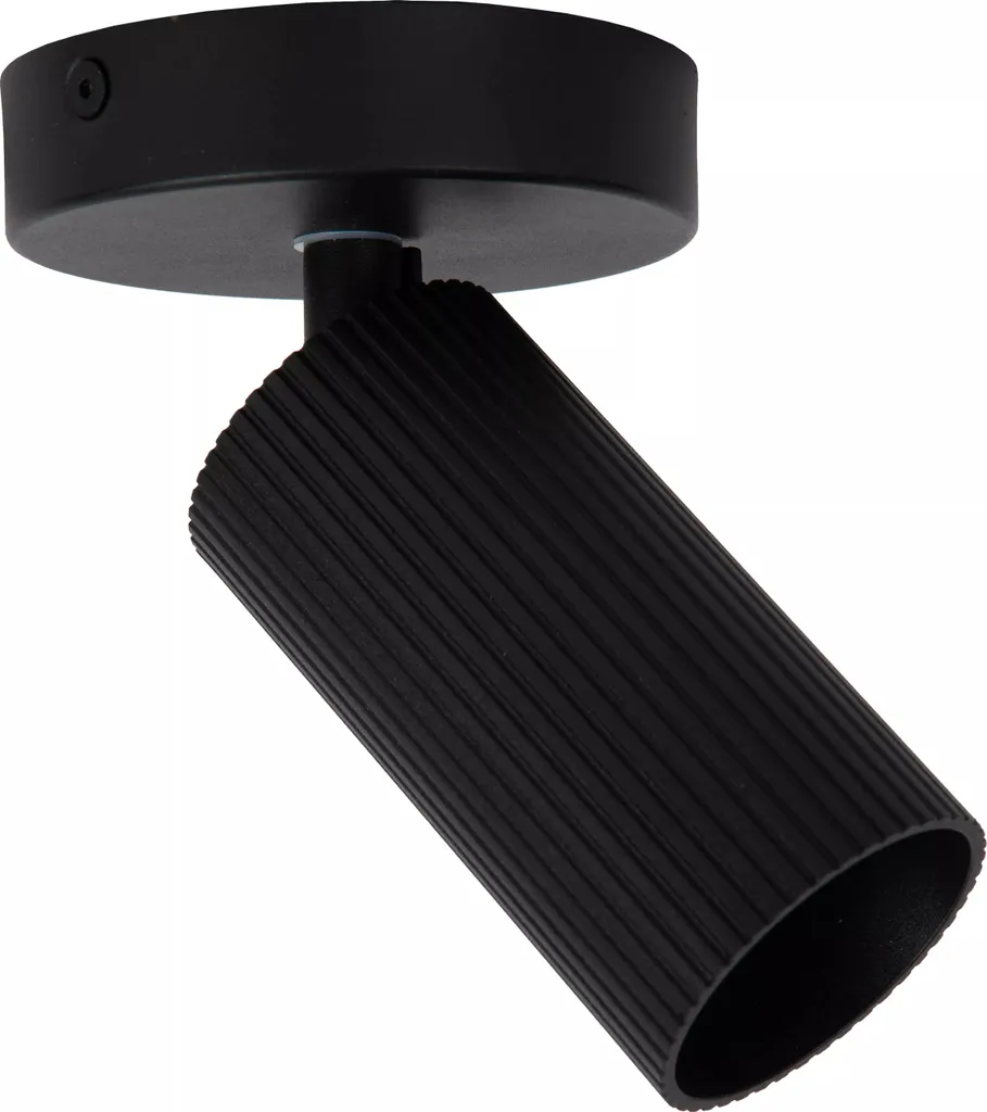 Spot encastré CLUBS noir Lucide 1xGU10 en aluminium dim 17,7x10x10cm