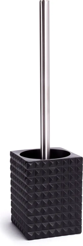 Scopino per WC MSV Kubik Nero | Set Igenico Resistente e Facile da Pulire