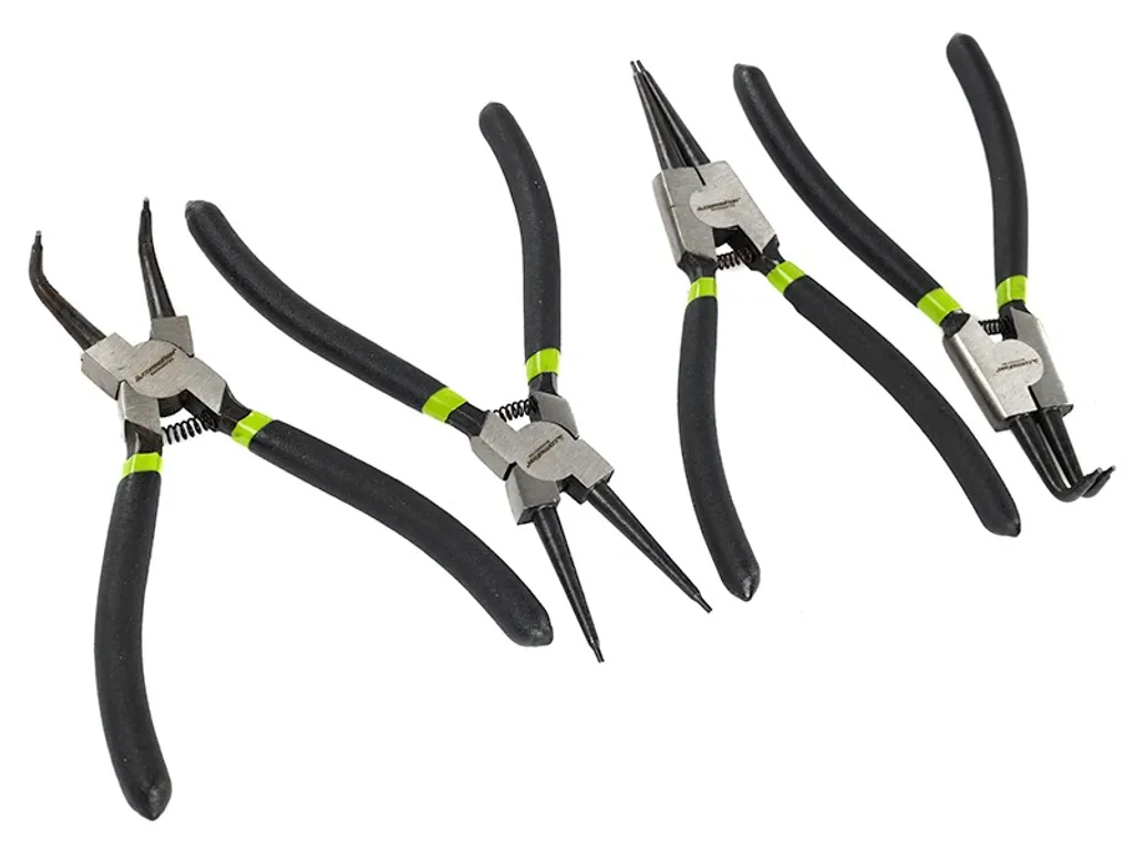Kit 4 Pinze Seeger 180mm per Interni ed Esterni | Qualità Officina