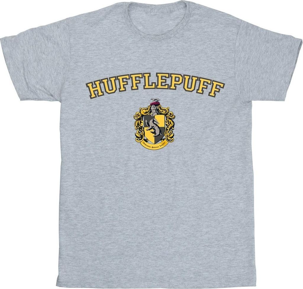 Harry Potter - "Hufflepuff" T-Shirt für Damen BI27451 (3XL) (Grau)