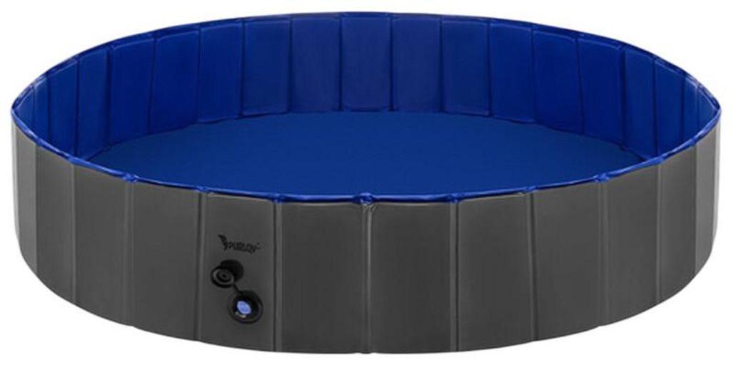 Purlov 27507 Faltbares Hundebad 160 x 30 cm, blau-grau Produktbild 