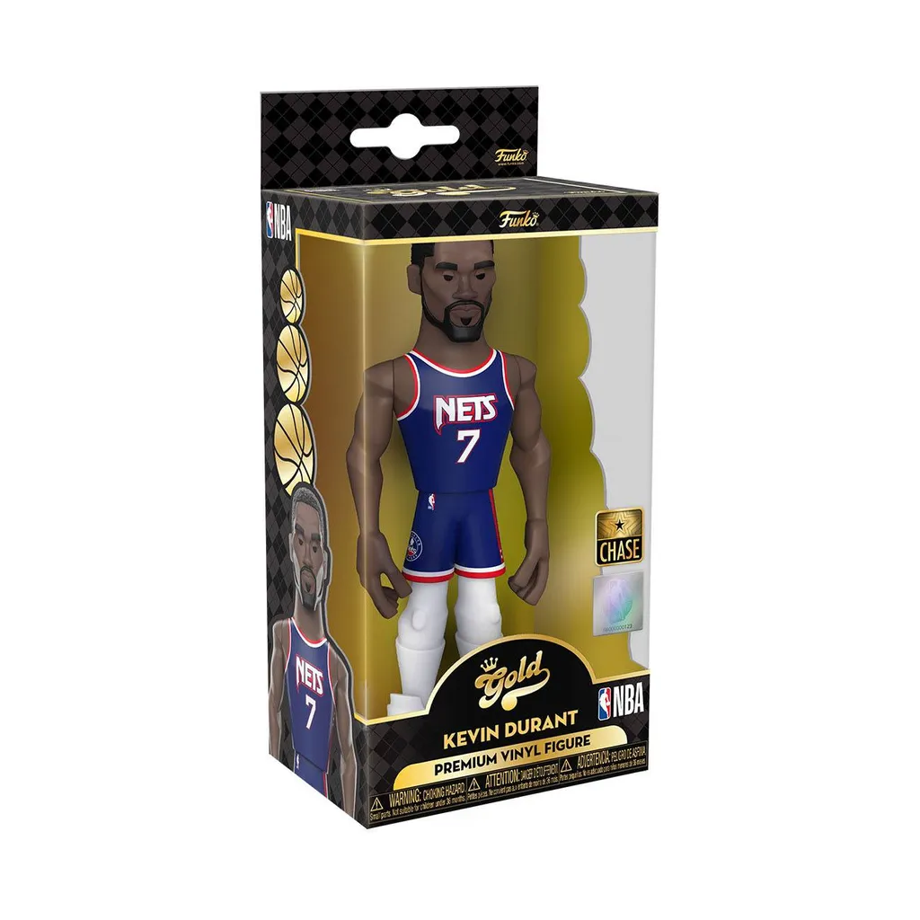 Funko Gold NBA Brooklyn Nets Kevin Durant Figurine Premium Vinyl 12cm