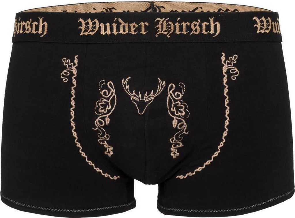 Trachtenunterhose Kirk schwarz S Produktbild 