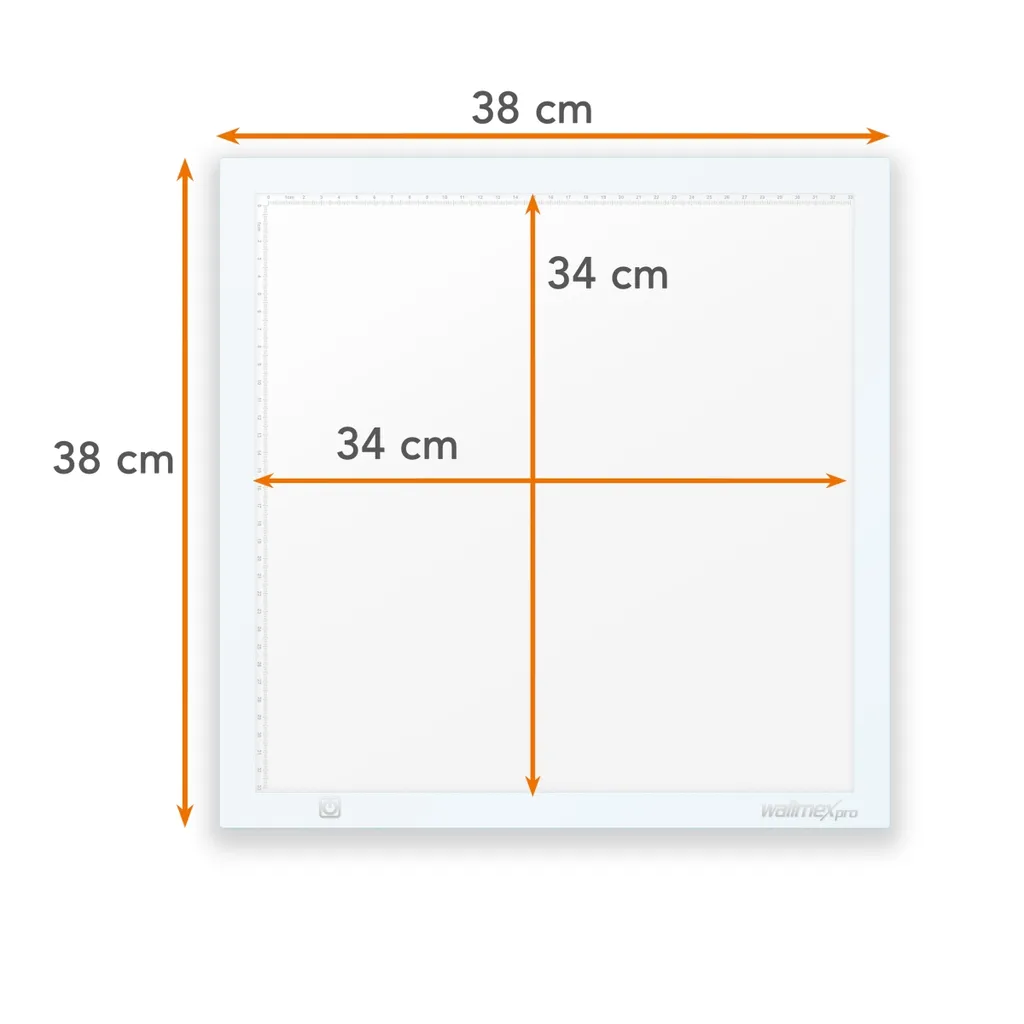 Lightpad LED Walimex pro 380: 15W di Potenza e Dimmerazione Touch - 7