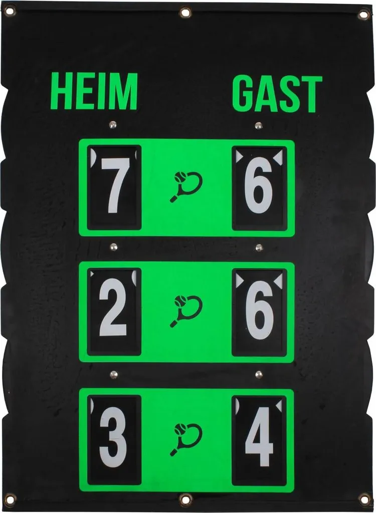 Tableau Score Tennis pour Club Merco Scoreboard DE Pack Individuel Pratique