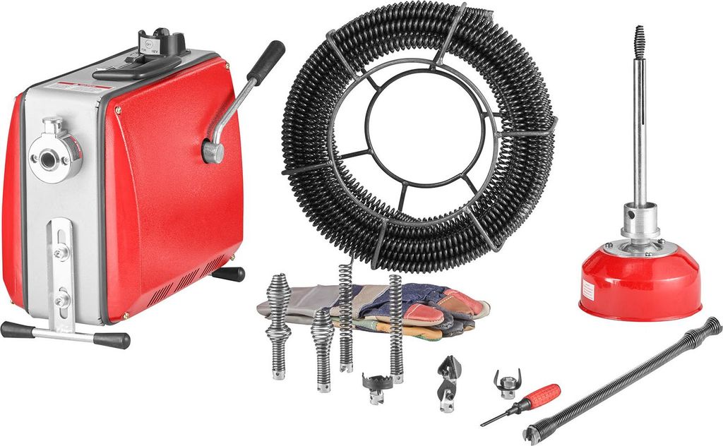 VEVOR Elektrische Rohrreinigungsmaschine, 500 W, 1400 Produktbild 