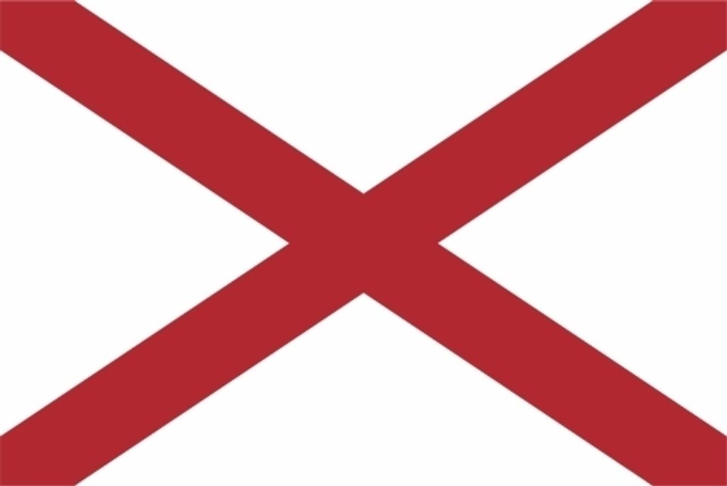 Kiwistar - Aufkleber - Alabama Montgomery - Bundesstaat USA Autoaufkleber Sticker State Flagge - 30 x 20 cm