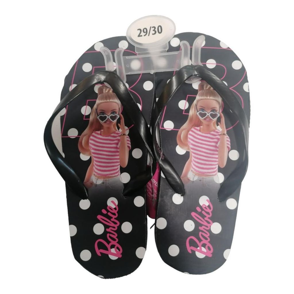 Flip Flop / Badeschuhe / Badeschlappen / Badesandalen "Barbie mit Herzbrille" 29/30