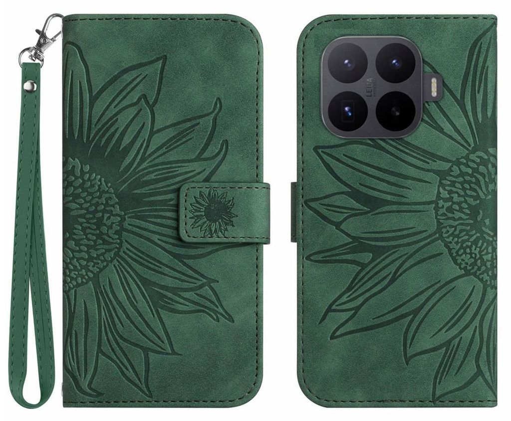 Coverup Sonnenblumen Klapphülle - Xiaomi 17T Hülle - Grün Produktbild 