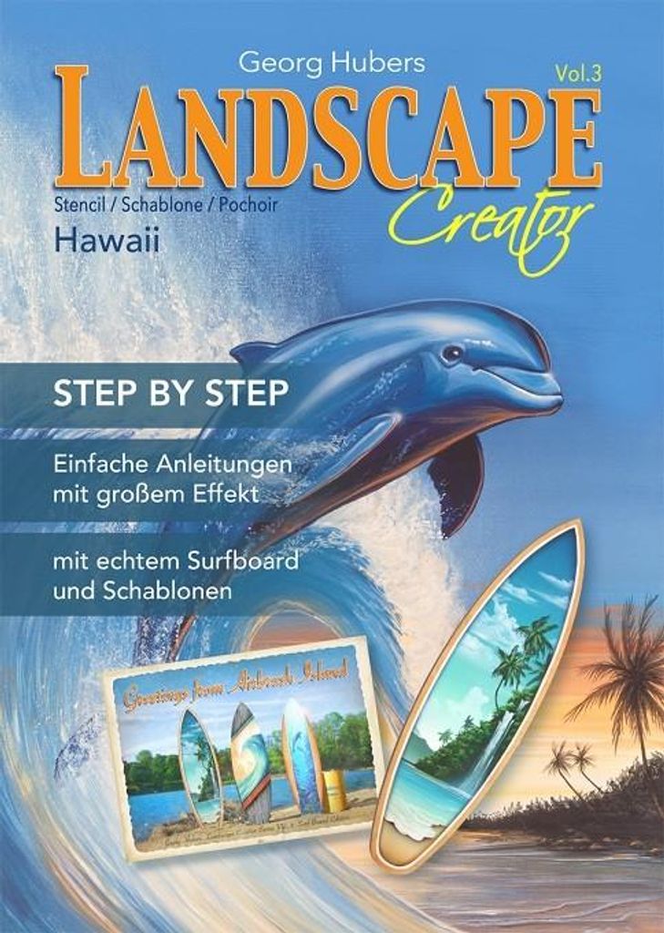 Landscape Creator Vol 3 Hawaii (Georg Huber) Airbrush Schablone