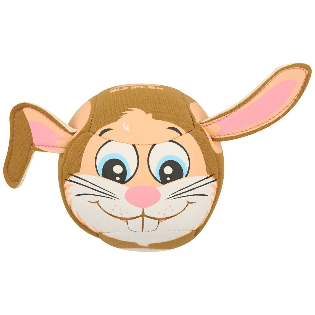 Sunflex Soft Animal Bunny | Ball Funball Werfen Fangen Wurfball Spielball Softball Kinderball Kindgerecht