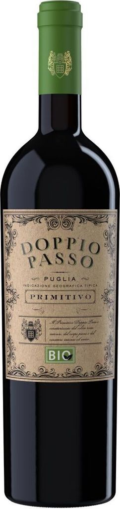 Doppio Passo Primitivo Apulien Puglia IGT halbtrocken 2019 Produktbild 