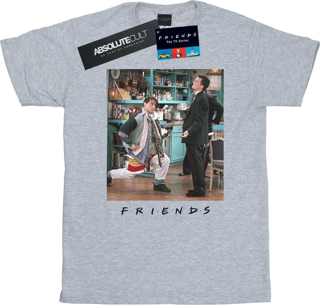 Friends - "Lunges" T-Shirt für Damen BI48096 (XXL) (Grau) Produktbild 