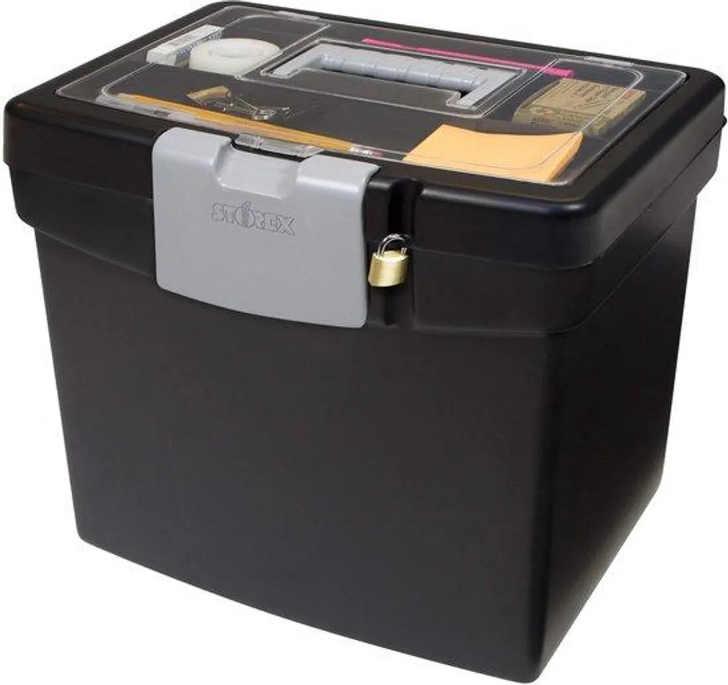 Boîte d'archivage pour organisation du bureau et tri des documents