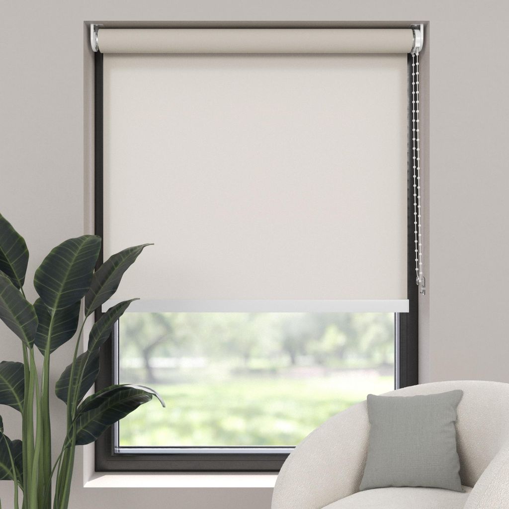 Rollos - lichtdurchlässig Beige - 85x275cm - Fenster und Tür Jalousie