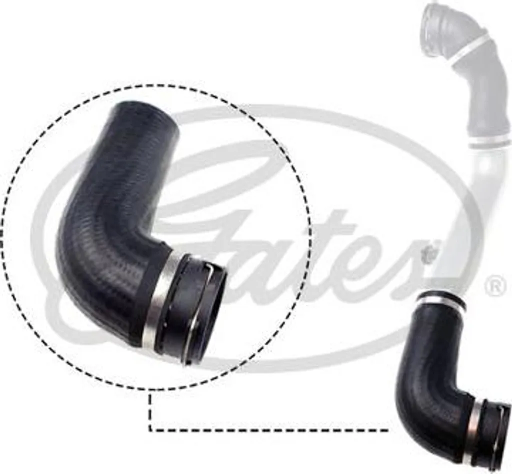 GATES 09-0737 Tubo flessibile aria di sovralimentazione OE 11617796294 compatibile con Serie 6 E64, Serie 6 E63, Serie 5 E61, Serie 5 E60