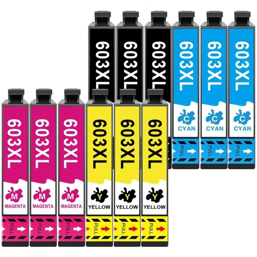 12x Druckerpatronen für Epson 603 XL 603XL XP-2100 3100 Produktbild 