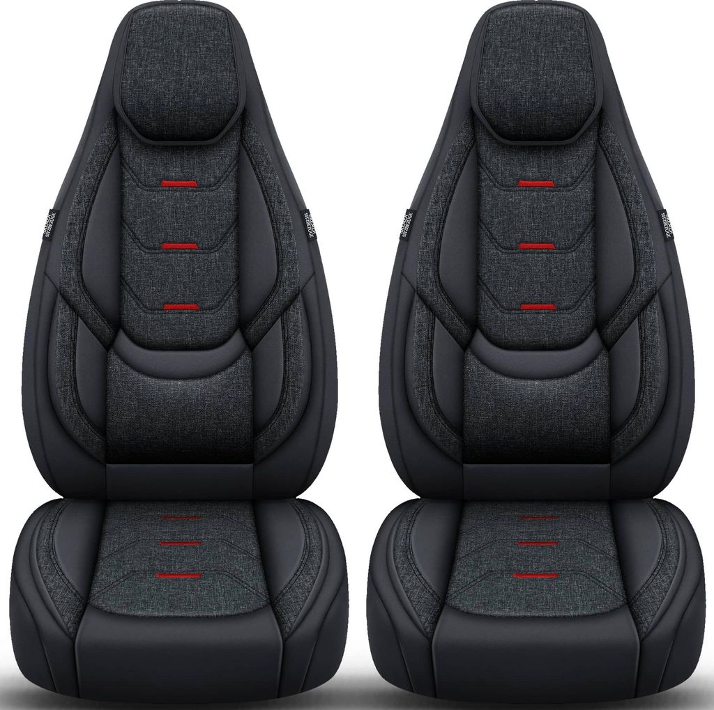 Schonbezüge Sitzbezüge für Mercedes GLK X204 Bj 2008-15 in Schwarz/Anthrazit H4