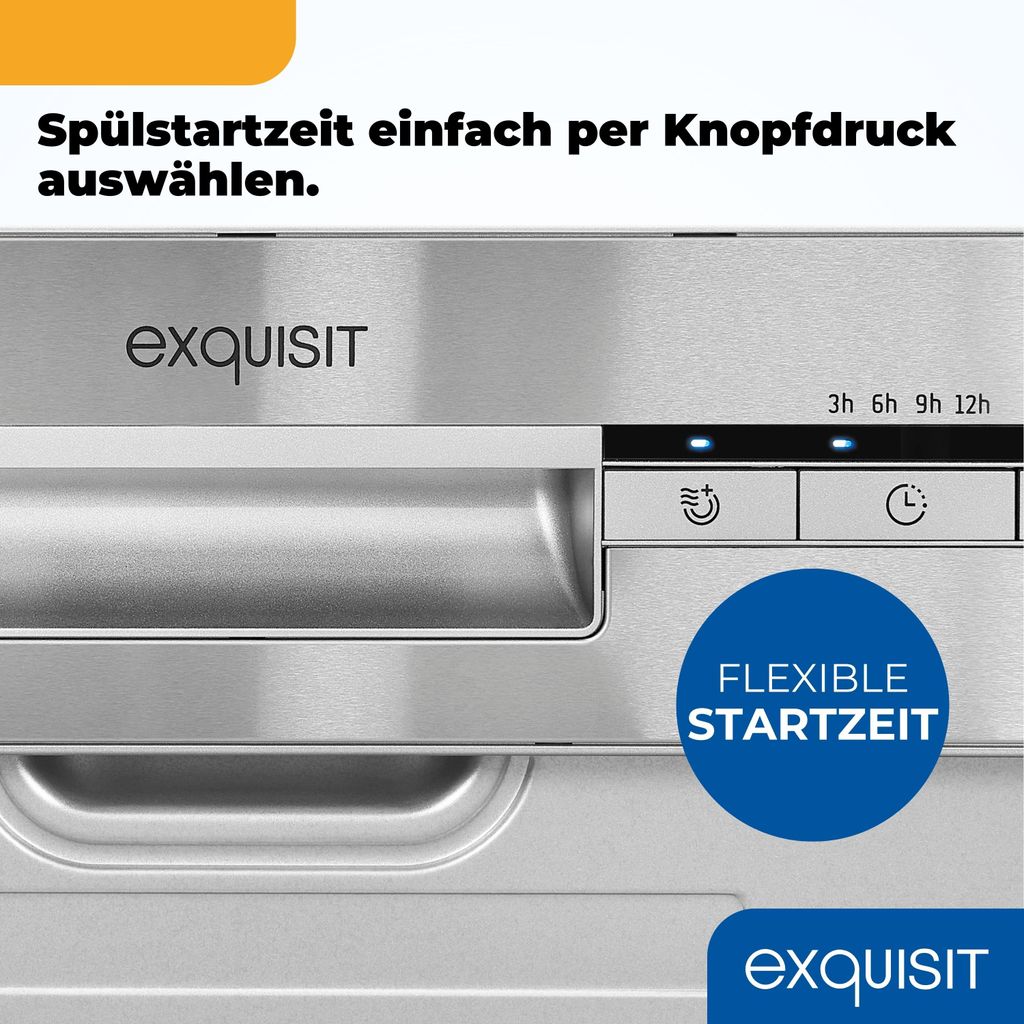 Exquisit Geschirrspüler EGSP51009-EB-030E inox | Produktbild 7