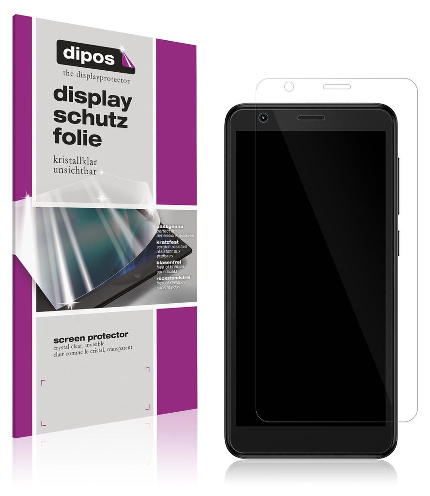 2x Schutzfolie für ZTE Blade A31 klar Displayschutzfolie Produktbild 