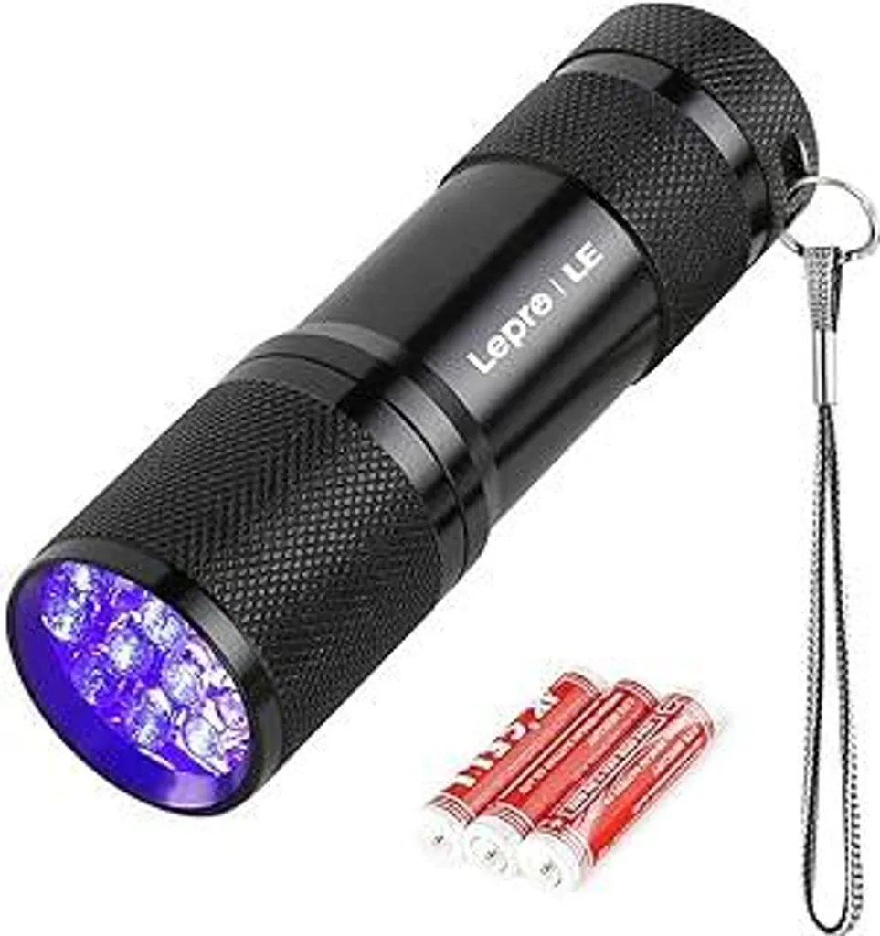 Lampada UV Tascabile 395nm per Pulizia Casa e Igiene Animali