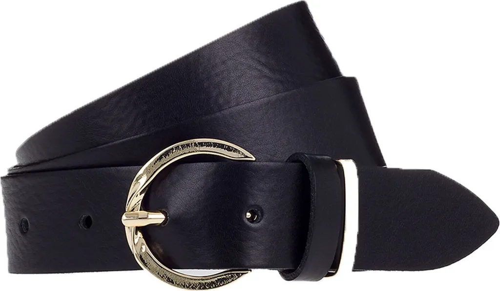 Cintura Vanzetti 30mm Nero Pelle W90 - Versatilità Quotidiana